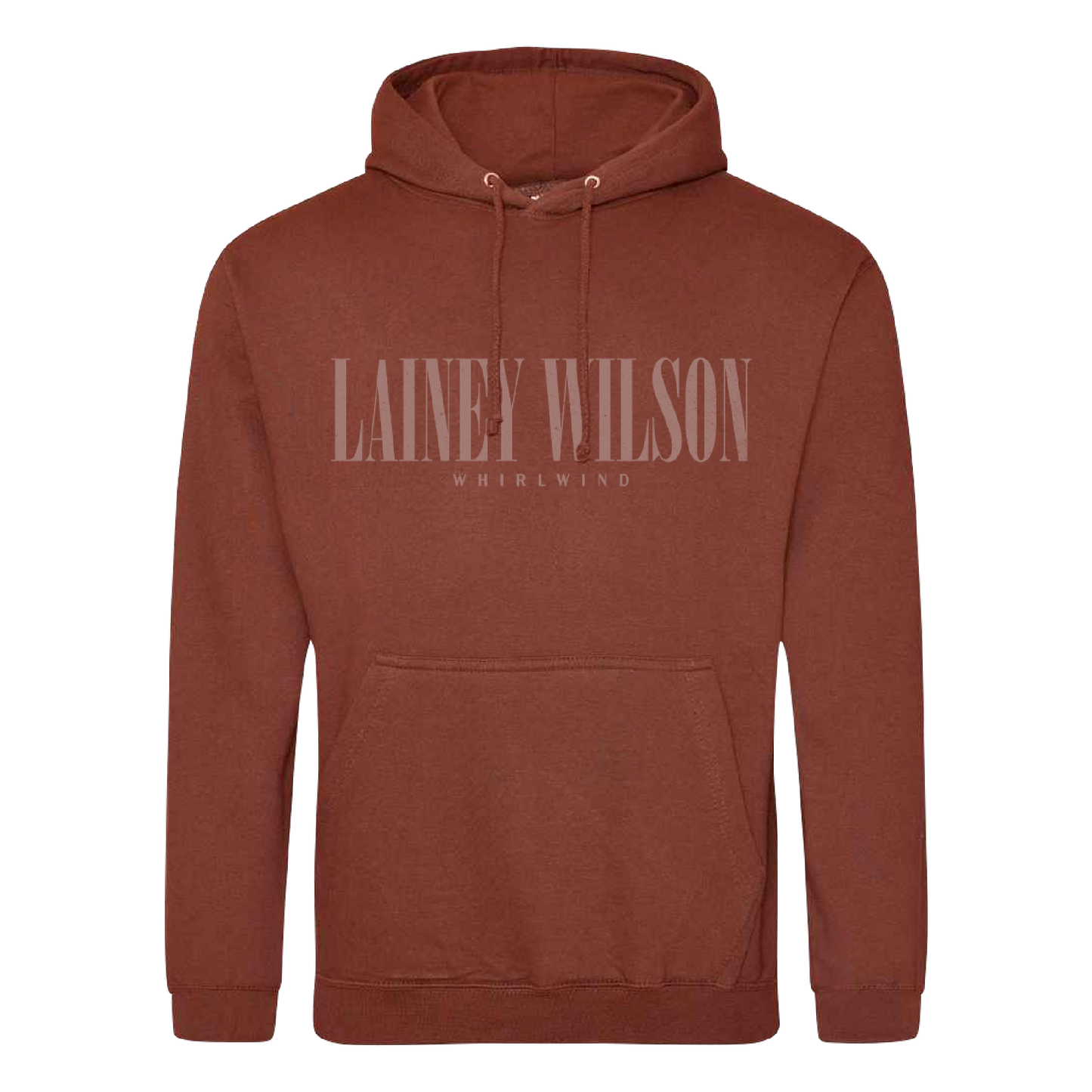 Whirlwind Red Rust Pullover Hoodie