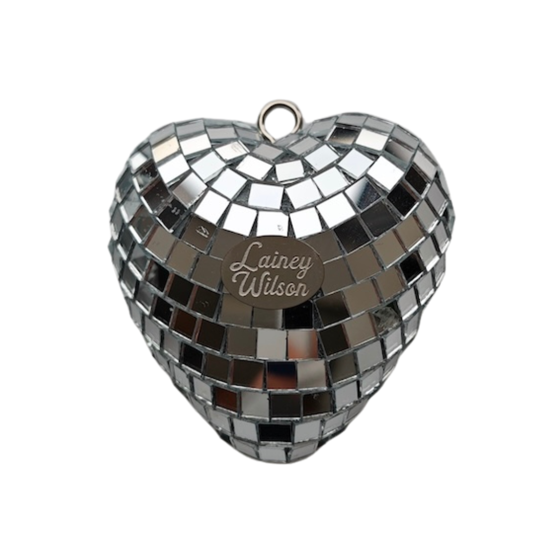 Peace, Love, and Cowboys Disco Ornament Set