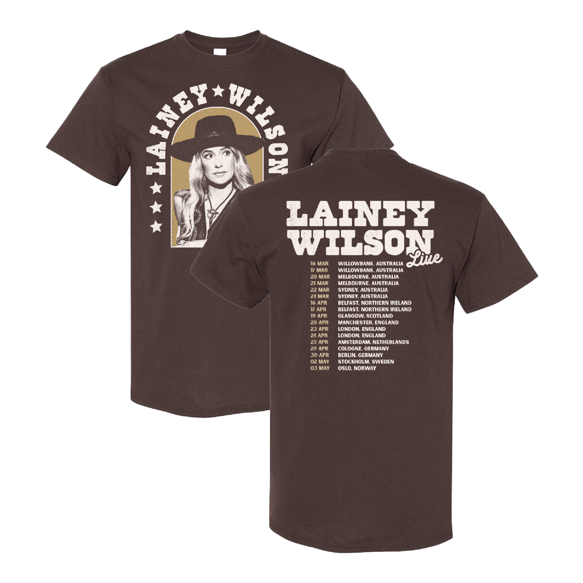 Live EU Tour T-Shirt - Lainey Wilson UK Store